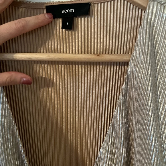 Anthropologie Free People Urban Outfitters Gold Jumpsuit - size small - Picture 2 of 5